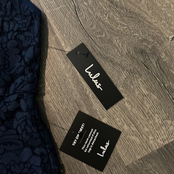 Flirting with Desire Navy Blue Lace Bodycon Dress
Lulus - Picture 4 of 5